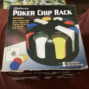 Deluxe Poker Chip Rack New